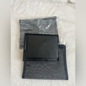 Mary Kay Black Cosmetic Case with Mesh Pouch
